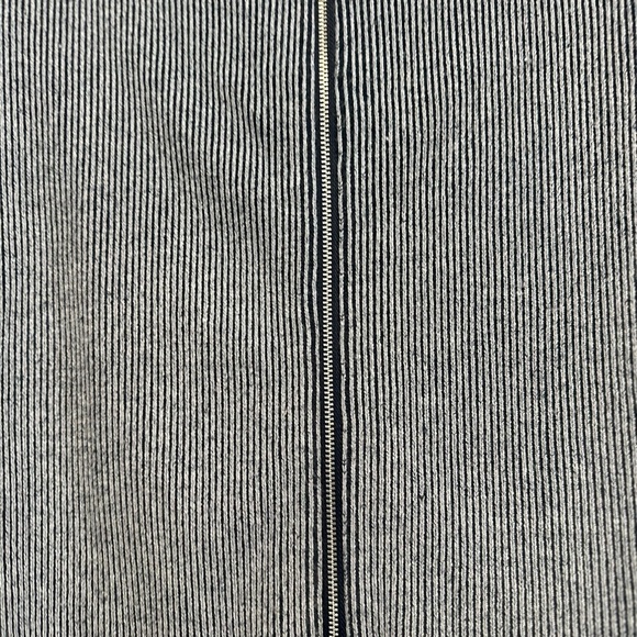 Wild Fable Women's XXL Zip-Front Navy & White Ribbed Cardigan Thick Sweater. - Picture 9 of 14